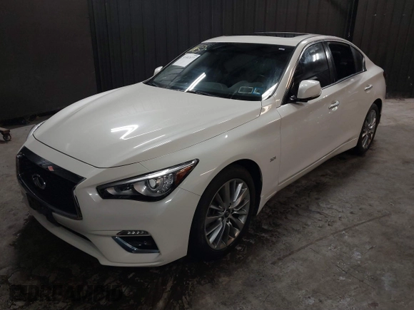 2020 Infiniti Q50 Luxe with VIN JN1EV7AR4LM251732, listed as a IAAI auction lot 41482077 with 12,799 mi miles and . Bid and sale history available at DreamBid. Image 18.