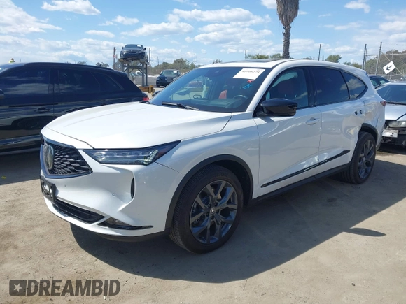 2023 Acura MDX w/A-Spec Package with VIN 5J8YE1H06PL038194, listed as a IAAI auction lot 41966274 with 13,998 mi miles. Bid and sale history available at carsss.com. Image 17.