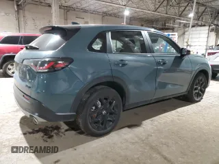 2024 Honda HR-V Sport with VIN 3CZRZ2H5XRM746324, listed as a Copart auction lot 89242615 with 11,697 mi miles and Salvage Title. Bid and sale history available at carsss.com. Image 3.