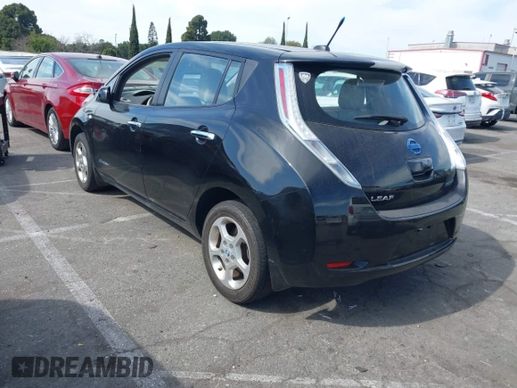2011 Nissan LEAF SL-e with VIN JN1AZ0CP3BT006608, listed as a IAAI auction lot 41631300 with 60,831 mi miles. Bid and sale history available at carsss.com. Image 3.