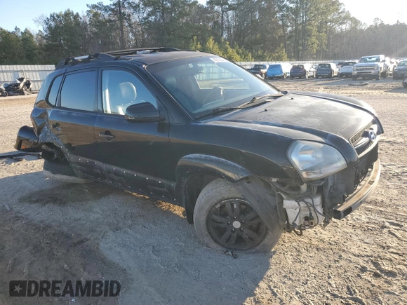 2007 Hyundai Tucson SE with VIN KM8JN12D07U637321, listed as a Copart auction lot 42730925 with 293,617 mi miles and Salvage Title. Bid and sale history available at carsss.com. Image 4.