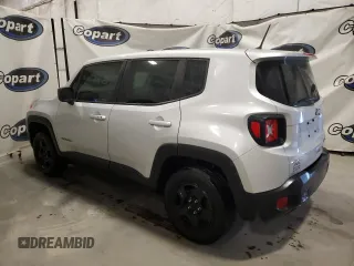 2020 Jeep Renegade Sport z VIN ZACNJBAB0LPL24947, wystawiony jako Copart lot #54792725 z przebiegiem 75 045 mil mil oraz Czysty tytuł • Clean title. Historia ofert i sprzedaży dostępna na DreamBid. Obrazek 2.