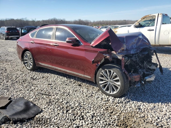 2016 Hyundai Genesis 3.8L with VIN KMHGN4JEXGU140315, listed as a Copart auction lot 47215835 with 117,486 mi miles and Salvage Title. Bid and sale history available at carsss.com. Image 4.