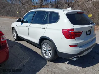 2016 BMW X3 xDrive28i with VIN 5UXWX9C52G0D79354, listed as a IAAI auction lot 41720281 with 110,992 mi miles. Bid and sale history available at carsss.com. Image 3.