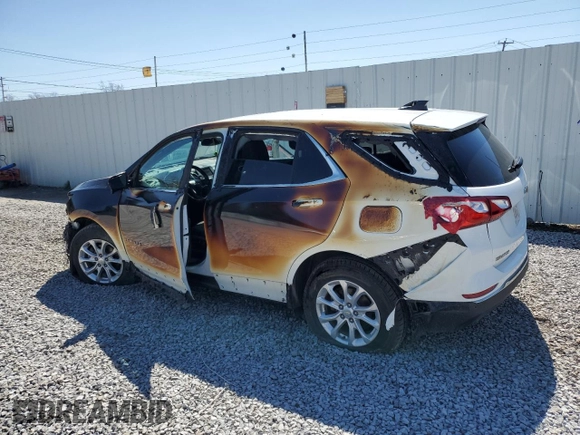 2020 Chevrolet Equinox LT with VIN 3GNAXUEV4LS541858, listed as a Copart auction lot 53329705 with 50,785 mi miles and Salvage Title. Bid and sale history available at DreamBid. Image 2.