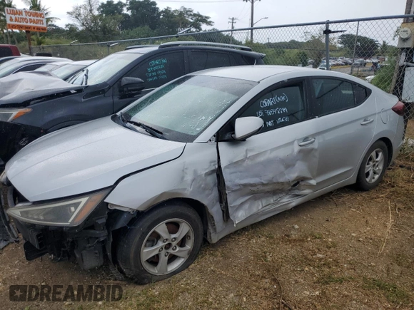 2019 Hyundai Elantra SE with VIN KMHD74LF4KU840259, listed as a Copart auction lot 78598844 with Not Provided miles and Salvage Title. Bid and sale history available at DreamBid. Image 1.
