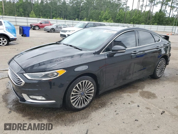 2018 Ford Fusion Titanium with VIN 3FA6P0D90JR225766, listed as a Copart auction lot 59399825 with 147,979 mi miles and Salvage title. Bid and sale history available at DreamBid. Image 1.
