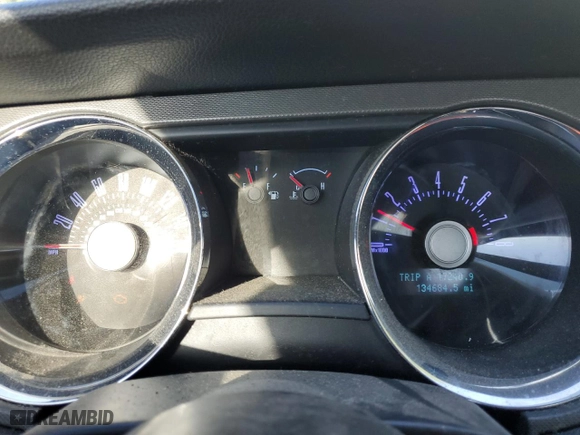 2012 Ford Mustang V6 Premium with VIN 1ZVBP8AM5C5220887, listed as a Copart auction lot 52243125 with 134,684 mi miles and Non Repairable. Bid and sale history available at carsss.com. Image 9.