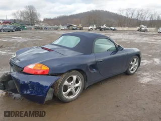 2001 Porsche Boxster with VIN WP0CA29831U627185, listed as a IAAI auction lot 41687490 with 65,349 mi miles. Bid and sale history available at carsss.com. Image 4.