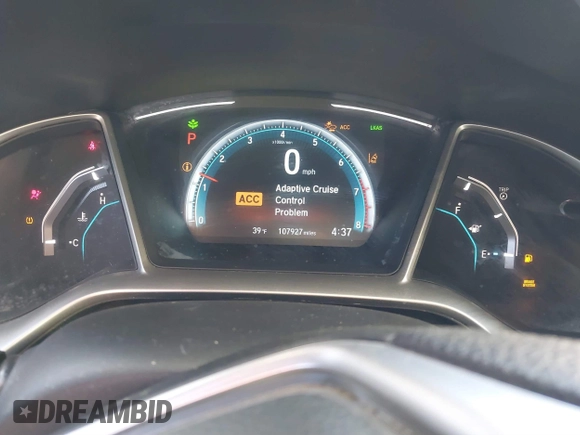 2017 Honda Civic EX with VIN 19XFC2F87HE074609, listed as a IAAI auction lot 41401057 with 107,927 mi miles and . Bid and sale history available at DreamBid. Image 7.
