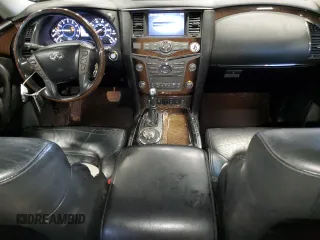 2014 Infiniti QX80 with VIN JN8AZ2NE9E9063812, listed as a Copart auction lot 49495815 with 170,290 mi miles and Salvage Title. Bid and sale history available at carsss.com. Image 8.