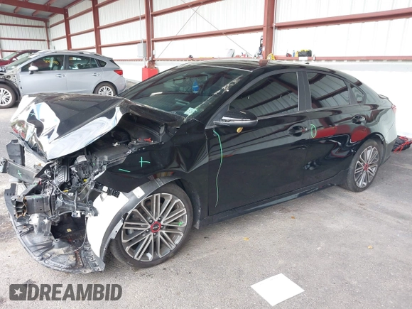 2023 Kia Forte GT with VIN 3KPF44AC4PE532528, listed as a IAAI auction lot 40446622 with 30,818 mi miles and . Bid and sale history available at carsss.com. Image 18.