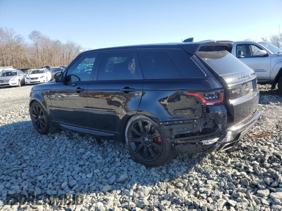 2022 Land Rover Range Rover Sport HST with VIN SALWS2RU1NA210588, listed as a Copart auction lot 87717195 with 42,258 mi miles and Salvage Title. Bid and sale history available at carsss.com. Image 2.