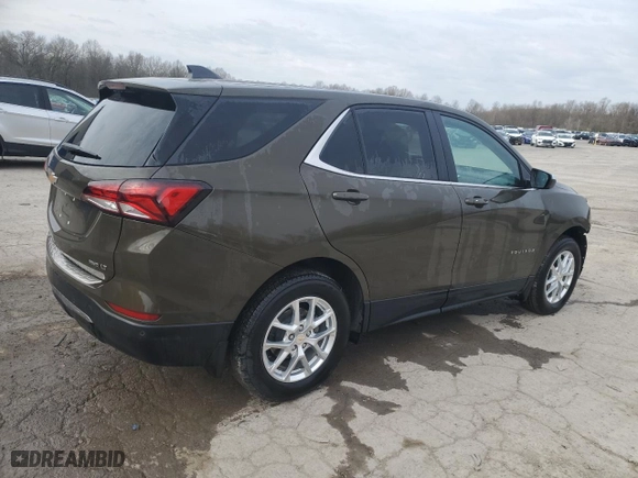 2023 Chevrolet Equinox LT with VIN 3GNAXUEGXPL157844, listed as a Copart auction lot 52706295 with 11,113 mi miles and Salvage Title. Bid and sale history available at carsss.com. Image 3.
