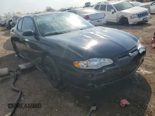 2004 Chevrolet Monte Carlo SS Supercharged with VIN 2G1WZ121849321915, listed as a Copart auction lot 75607764 with 58,730 mi miles and Salvage Title. Bid and sale history available at carsss.com. Image 4.