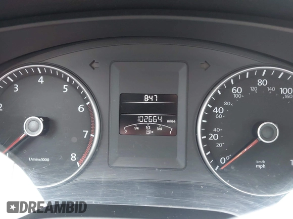 2012 Volkswagen Jetta SE z VIN 3VWDP7AJ5CM461691, wystawiony jako IAAI lot #42237130 z przebiegiem 102 664 mil mil oraz . Historia ofert i sprzedaży dostępna na DreamBid. Obrazek 7.