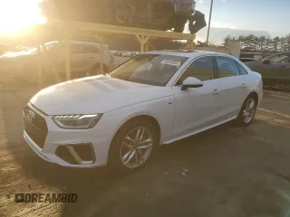 2021 Audi A4 S line Premium Plus with VIN WAUEAAF41MA011718, listed as a Copart auction lot 89383045 with 79,149 mi miles and Salvage Title. Bid and sale history available at DreamBid. Image 1.