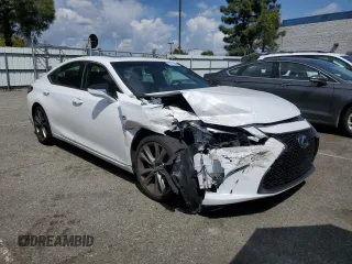 2020 Lexus ES 350 F Sport with VIN 58AGZ1B10LU079493, listed as a Copart auction lot 51712005 with 57,765 mi miles and Salvage title. Bid and sale history available at DreamBid. Image 4.