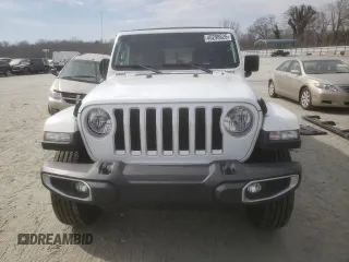 2018 Jeep Wrangler Unlimited Sahara with VIN 1C4HJXEN4JW200830, listed as a Copart auction lot 46298625 with 46,783 mi miles and Salvage title. Bid and sale history available at DreamBid. Image 5.