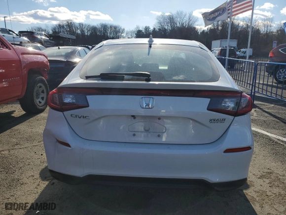 2022 Honda Civic Hatchback EX-L with VIN 19XFL1H76NE022902, listed as a Copart auction lot 41593795 with NaN miles and Salvage Title. Bid and sale history available at carsss.com. Image 6.