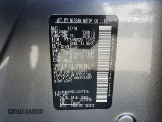 2020 Nissan Armada SV with VIN JN8AY2ND1LX017815, listed as a Copart auction lot 76113454 with 112,407 mi miles and Salvage Title. Bid and sale history available at carsss.com. Image 15.