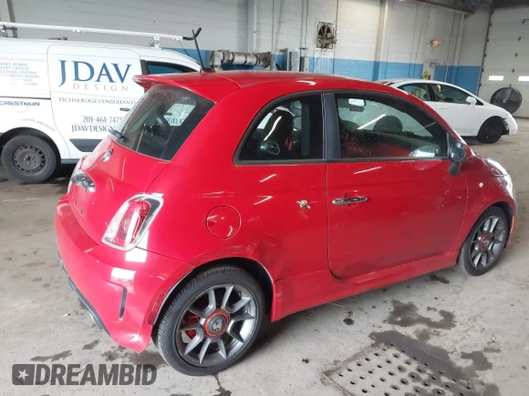 2015 FIAT 500 Abarth with VIN 3C3CFFFH1FT648121, listed as a IAAI auction lot 42312335 with 156,532 mi miles and . Bid and sale history available at DreamBid. Image 6.