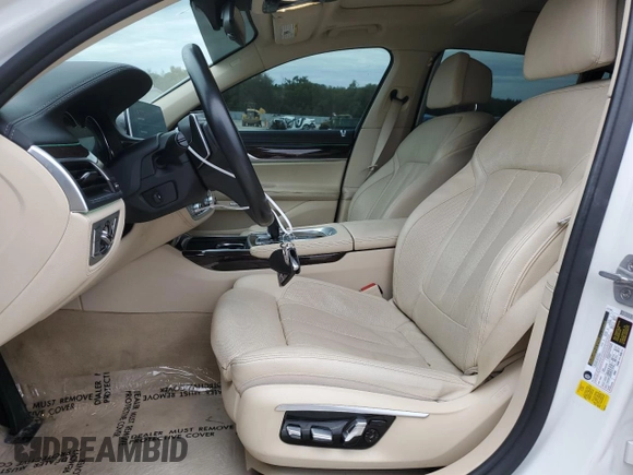 2016 BMW 7 Series 740i with VIN WBA7E2C50GG546752, listed as a Copart auction lot 37513414 with 88,813 mi miles. Bid and sale history available at carsss.com. Image 7.
