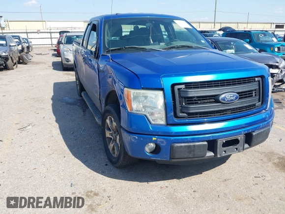 2013 Ford F-150 XL with VIN 1FTFX1CF1DFA73442, listed as a IAAI auction lot 41858345 with 127,993 mi miles. Bid and sale history available at carsss.com. Image 1.