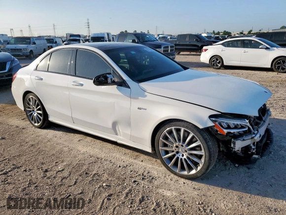 2019 Mercedes-Benz C 43 AMG with VIN 55SWF6EB7KU292836, listed as a Copart auction lot 62105695 with 128,539 mi miles and Clean title. Bid and sale history available at DreamBid. Image 4.