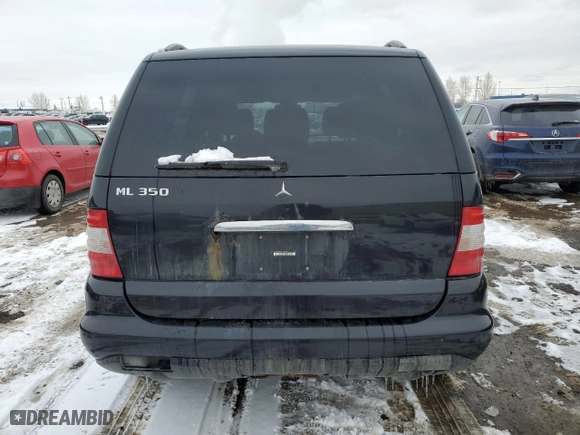 2005 Mercedes-Benz M-Class 3.7L with VIN 4JGAB57E45A539098, listed as a Copart auction lot 51529255 with 186,492 mi miles and Salvage Title. Bid and sale history available at carsss.com. Image 6.