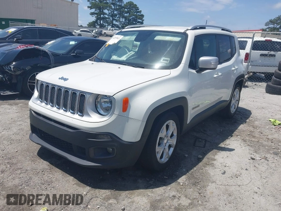 2018 Jeep Renegade Limited with VIN ZACCJADB8JPJ06197, listed as a IAAI auction lot 42253022 with 87,494 mi miles and . Bid and sale history available at DreamBid. Image 17.