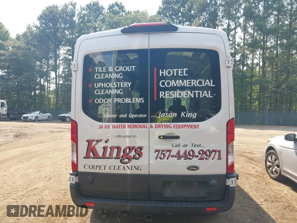 2019 Ford Transit with VIN 1FTYR2CM0KKB82003, listed as a IAAI auction lot 42693012 with 76,937 mi miles and . Bid and sale history available at DreamBid. Image 17.