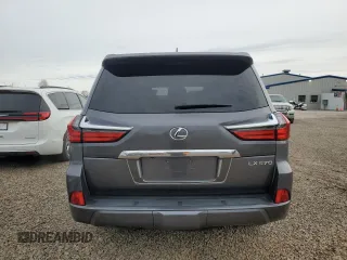2018 Lexus LX with VIN JTJHY7AX4J4260540, listed as a Copart auction lot 51650575 with 63,202 mi miles and Salvage Title. Bid and sale history available at carsss.com. Image 6.