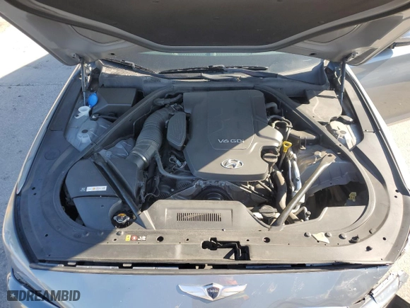 2016 Hyundai Genesis 3.8L with VIN KMHGN4JE8GU132343, listed as a Copart auction lot 52231765 with 85,101 mi miles and Salvage Title. Bid and sale history available at carsss.com. Image 11.