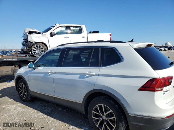 2020 Volkswagen Tiguan SE with VIN 3VV3B7AX4LM138493, listed as a Copart auction lot 89118915 with 133,354 mi miles and Salvage Title. Bid and sale history available at carsss.com. Image 2.