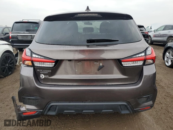 2020 Mitsubishi Outlander Sport ES 2.0 with VIN JA4AR3AU3LU009859, listed as a Copart auction lot 81838394 with 88,814 mi miles and Salvage Title. Bid and sale history available at carsss.com. Image 6.