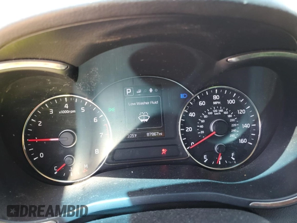 2017 Kia Forte S with VIN 3KPFL4A7XHE039847, listed as a Copart auction lot 70060934 with 87,867 mi miles and Salvage Title. Bid and sale history available at DreamBid. Image 9.