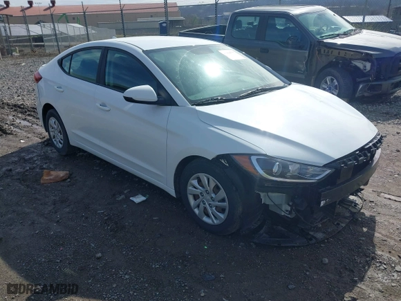 2018 Hyundai Elantra SE with VIN 5NPD74LF9JH399905, listed as a IAAI auction lot 41964777 with 83,730 mi miles. Bid and sale history available at carsss.com. Image 1.