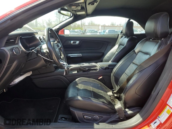 2019 Ford Mustang GT Premium with VIN 1FATP8FF7K5171956, listed as a Copart auction lot 53795495 with 45,822 mi miles and Salvage Title. Bid and sale history available at DreamBid. Image 7.