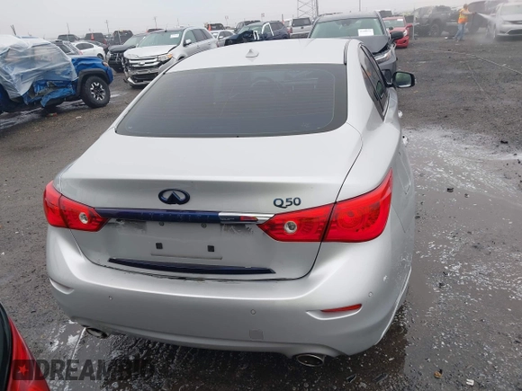 2014 Infiniti Q50 Premium with VIN JN1BV7AP3EM674645, listed as a IAAI auction lot 41941054 with 77,270 mi miles. Bid and sale history available at carsss.com. Image 16.