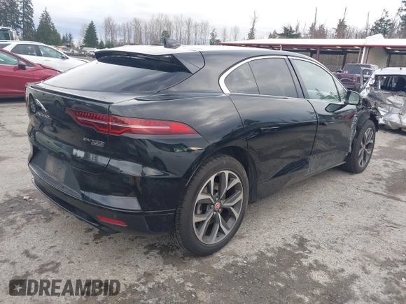 2019 Jaguar I-Pace HSE with VIN SADHD2S11K1F75415, listed as a IAAI auction lot 41037733 with 58,573 mi miles and . Bid and sale history available at DreamBid. Image 4.