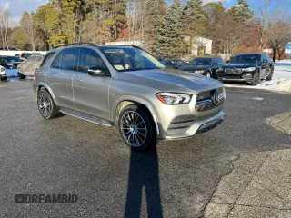 2022 Mercedes-Benz GLE 450 with VIN 4JGFB5KB0NA627391, listed as a Copart auction lot 43425495 with 85,249 mi miles and Clean title. Bid and sale history available at DreamBid. Image 1.