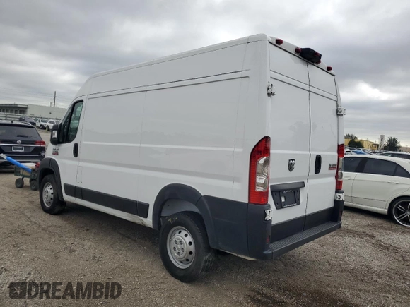 2019 Ram ProMaster Cargo with VIN 3C6TRVCG2KE539424, listed as a Copart auction lot 41985374 with 80,597 mi miles and . Bid and sale history available at DreamBid. Image 2.