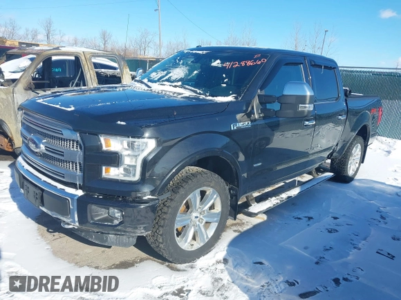 2015 Ford F-150 XLT with VIN 1FTEW1EG7FFC50082, listed as a IAAI auction lot 41288660 with 59,118 mi miles. Bid and sale history available at carsss.com. Image 17.