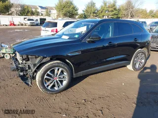 2018 Jaguar F-PACE 25t Premium with VIN SADCJ2FX1JA279629, listed as a IAAI auction lot 41195399 with 74,982 mi miles. Bid and sale history available at carsss.com. Image 18.