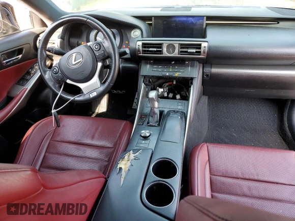 2016 Lexus IS 300/350 with VIN JTHCM1D25G5002874, listed as a Copart auction lot 58462865 with 151,635 mi miles and Salvage title. Bid and sale history available at DreamBid. Image 8.