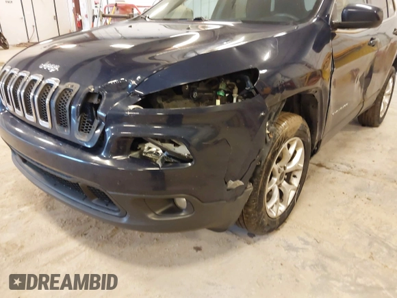 2014 Jeep Cherokee Latitude with VIN 1C4PJMCS9EW239549, listed as a IAAI auction lot 41156954 with 167,331 mi miles and . Bid and sale history available at DreamBid. Image 6.