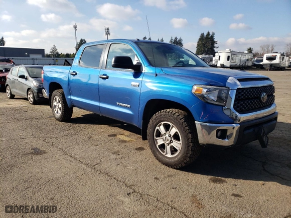 2018 Toyota Tundra 4WD SR5 with VIN 5TFDY5F12JX733246, listed as a Copart auction lot 42577225 with 92,618 mi miles and Salvage Title. Bid and sale history available at carsss.com. Image 4.