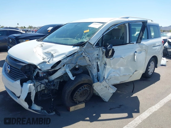 2014 Nissan Quest S with VIN JN8AE2KP6E9106763, listed as a IAAI auction lot 41844397 with 71,342 mi miles and . Bid and sale history available at DreamBid. Image 17.