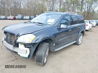 2011 Mercedes-Benz GL-Class GL 550 with VIN 4JGBF8GEXBA634772, listed as a IAAI auction lot 42025095 with 183,986 mi miles. Bid and sale history available at carsss.com. Image 2.